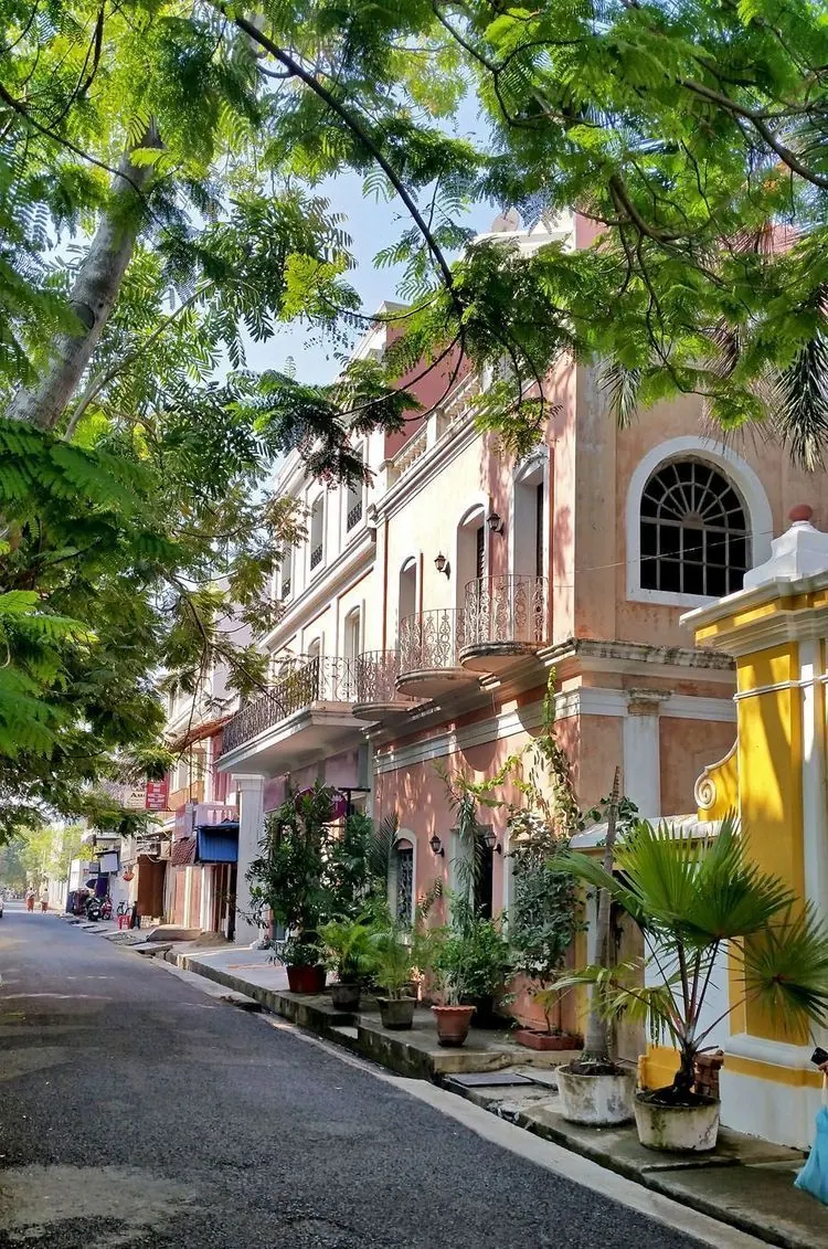 Castle 360 hotel entrance – affordable accommodation near White Town Puducherry