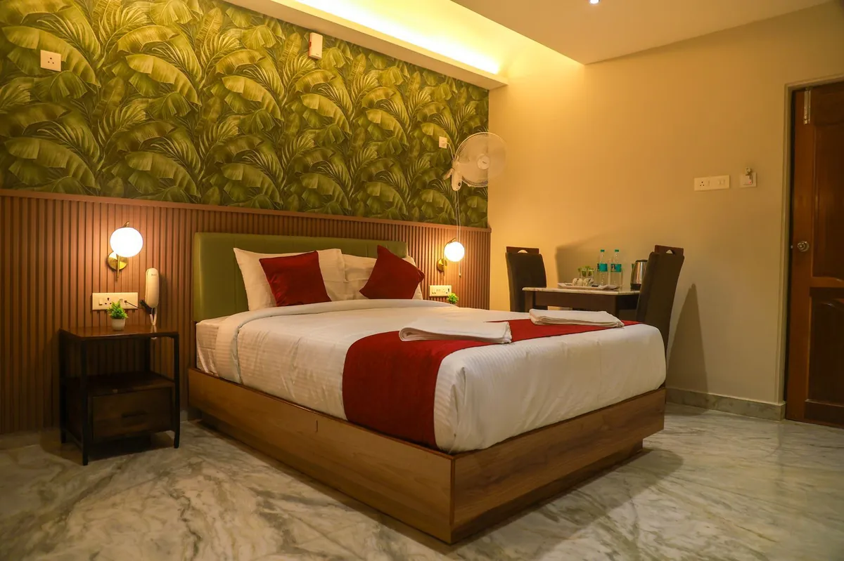 Classic Comfort Room Cozy Bedding at Castle 360 Puducherry