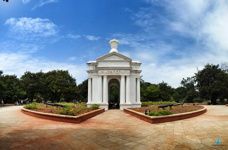Aayi Mandapam monument at Bharathi Park